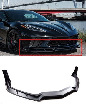 фото thumb №1, Накладка бампера перед chevrolet corvette c8 z51 20-23