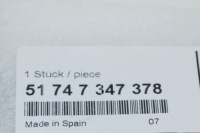 фото thumb №9, Bmw 7 g11 правий крила впуск повітря 51747347378 7347378 2016 оригінальний