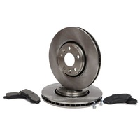 фото thumb №8, Тормозные диски + тормозные колодки тормозные перед renault