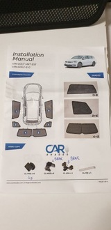 фото thumb №7, Защитные накладки солнцезащитный car shades vw golf
