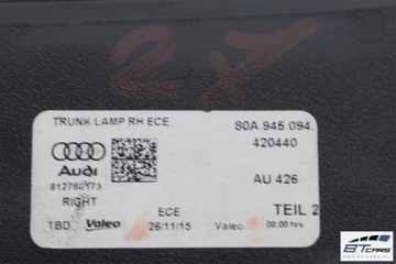 фото thumb №9, Audi q5 лампы led задние зад 80a945093 80a945094 80a 945 093 80a 945 094 201