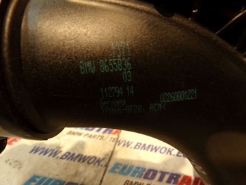 фото thumb №6, Bmw f39 f40 f44 f45 f46 f48 труба шланг turbo 8655836