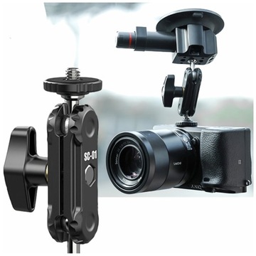 Присоска Ulanzi SC-01 с Magic Arm, держатель для смартфона и камеры GoPro