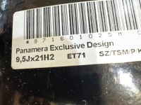 фото thumb №15, Porsche panamera 971 алюмінієвий диск 21 дюймів 971601025m