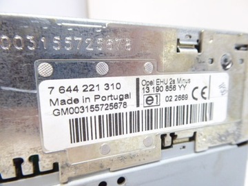 фото thumb №7, Opel zafira b 05-08 радіо дисплей 1.9 cdti z19dtl