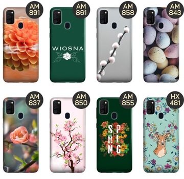 ЧЕХОЛ ДЛЯ SAMSUNG GALAXY M21 SPRING PATTERS КРЫШКА ПРУЖИННОГО КОРПУСА