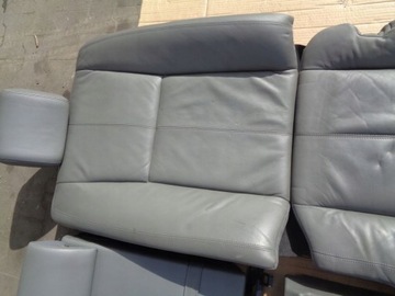 фото thumb №7, Mercedes s w221 диван длинный серый кожа кожаный