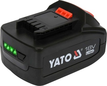 Смазка батареи Yato 18 В 620 бар 3000 мАч