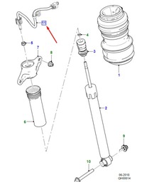 фото thumb №1, Jaguar i-pace x590 rear правый link harness t4k7191 original
