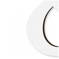 ламинат NUMBER 8 EIGHTH WHITE надпись r.M 10cm