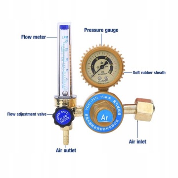 РЕДУКТОР ДЛЯ СВАРКИ АРГОНОМ CO2 ДЛЯ MIGOMAT TIG