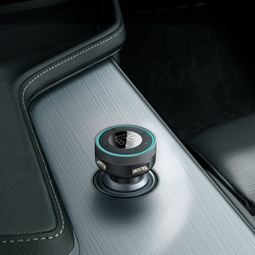 FM-передатчик Baseus, зарядное устройство Bluetooth, 2 порта USB AUX