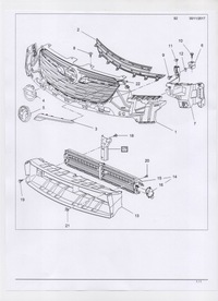 фото thumb №4, Opel crossland x кронштейн кронштейн шторка правый