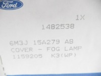 фото thumb №7, Защита лампы противотуманной левый перед ford ranger 2006-2011 оригинальный номер 1482538