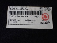 фото thumb №5, Оббивка кришки багажника jaguar xf x250 cx23-5445594-aa задня