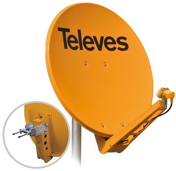 TELEVES QSD 85 Спутниковая антенна Алюминий 7903 Спутниковая антенна ALU