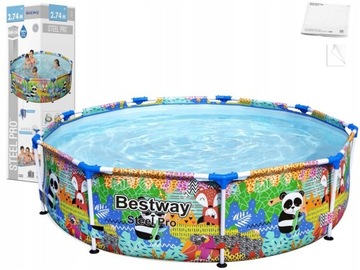 САДОВЫЙ КАРКАСНЫЙ БАССЕЙН 274x66 BESTWAY НАБОР 4в1