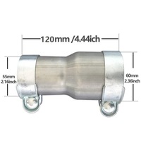 фото thumb №14, З'єднувач з'єднувач rur глушника хомут труби випускної 55/60mm