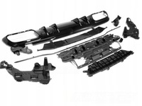 фото thumb №1, Диффузор mercedes w205 18- sport глянцевый black