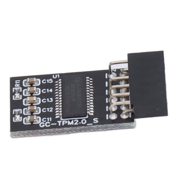 12-контактный модуль TPM 2.0 LPC SPI для обеспечения безопасности и шифрования.