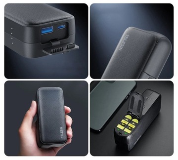 Ładowarka z Powerbankiem 10000mAh do GoPro Hero 5 6 7 8 9 10 11 12 Black