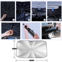 Купить Зонт автомобильный с obracany кронштейн 360° i szkieletą с волокна угольный, фото thumb