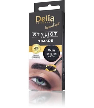 DELIA EYEBROW EXPERT Помада для бровей - ГРАФИТ