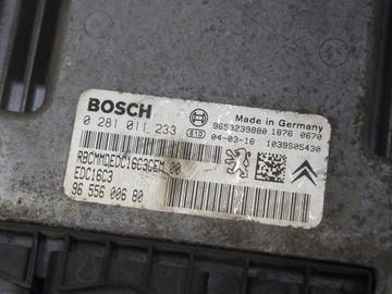 фото thumb №8, Комп'ютер двигуна citroen xsara picasso рестайлінг 2004 1,6 hdi 109km 9655600680