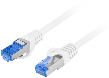 Ethernet Интернет-кабель Витой RJ45 LAN Категория 6A SFTP LSZH 2м Белый