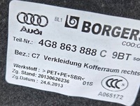 фото thumb №3, Audi оригінальний номер a7 s7 rs7 c7 оббивка обшивки підлога багажника комплект