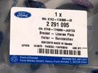 фото thumb №11, Кронштейн номерного знака регистрационный перед edge 2018- 2601776 _ kt4b-17n388-ja5yz9