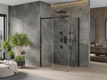 MEXEN OMEGA ДУШЕВАЯ КАБИНА 150 x 100 см ЧЕРНАЯ