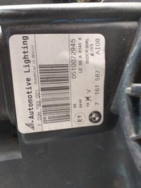 фото thumb №8, Лампа левая передняя перед bmw x5 e70