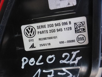 фото thumb №13, Vw polo 2g 17- лампа правая задняя правый зад 2g0945096b европа оригинал