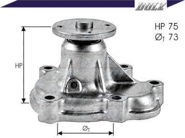 фото thumb №2, Насос воды vauxhall astra mk iii 1.7 td f