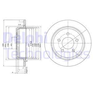 фото thumb №2, Delphi bg3073 диск ham. jeep grand cherokee