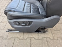 фото thumb №16, Vw touareg ii 7p 10-18 сидіння сидіння чорна шкіра електрика kpl європа bdb