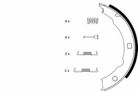 фото thumb №10, Гальмівні колодки ham. ручний. peugeot 406