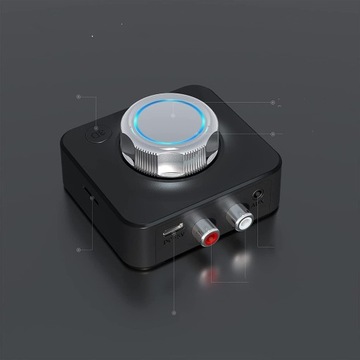 АДАПТЕР ПРИЕМНИК BLUETOOTH 5.0 РАЗЪЕМ AUX RCA 3,5 ММ