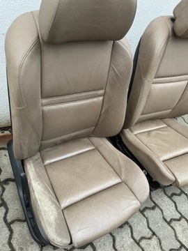 фото thumb №5, Bmw x5 e70 кожа сиденья sport диван защита колонки camel