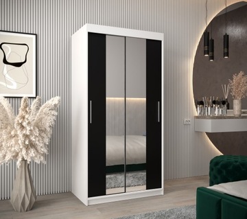 Szafa przesuwna garderoba TOKYO 1 100 cm z lustrem
