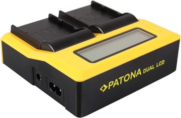PATONA Двойное зарядное устройство LCD для аккумуляторов Canon BP-A30, BP-A60, BP-A65