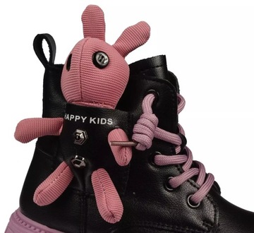 Dziecięce buty zimowe Apawwa CND741BLPU