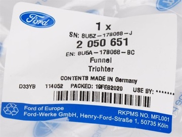 ТОПЛИВОЗАПРАВОЧНАЯ КАМЕРА FORD DIESEL EASY FUEL OE