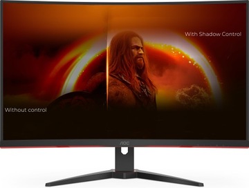Игровой монитор 32 ДЮЙМА AOC Gaming 165 Гц 1 мс QHD 1440p VA ИЗОГНУТЫЕ ДИНАМИКИ