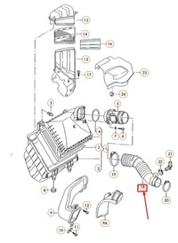 фото thumb №10, Audi a4 b7 air впуск шланг 3b0129615k