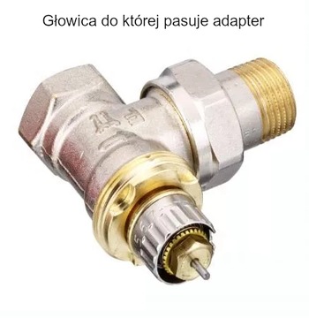 Adapter redukcja Danfoss RTD-N M30x1,5 Szary
