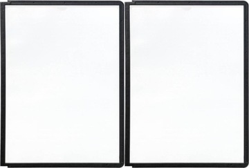 Рамка информационной панели А4 черная Durable x 2