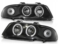 Купить Фонари audi a4 b5 95-98r angel eyes кольца led sonar черный, фото thumb