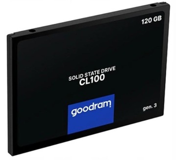 Твердотельный накопитель Goodram CL 100 GEN.3 500/360 Sata 3, 120 ГБ